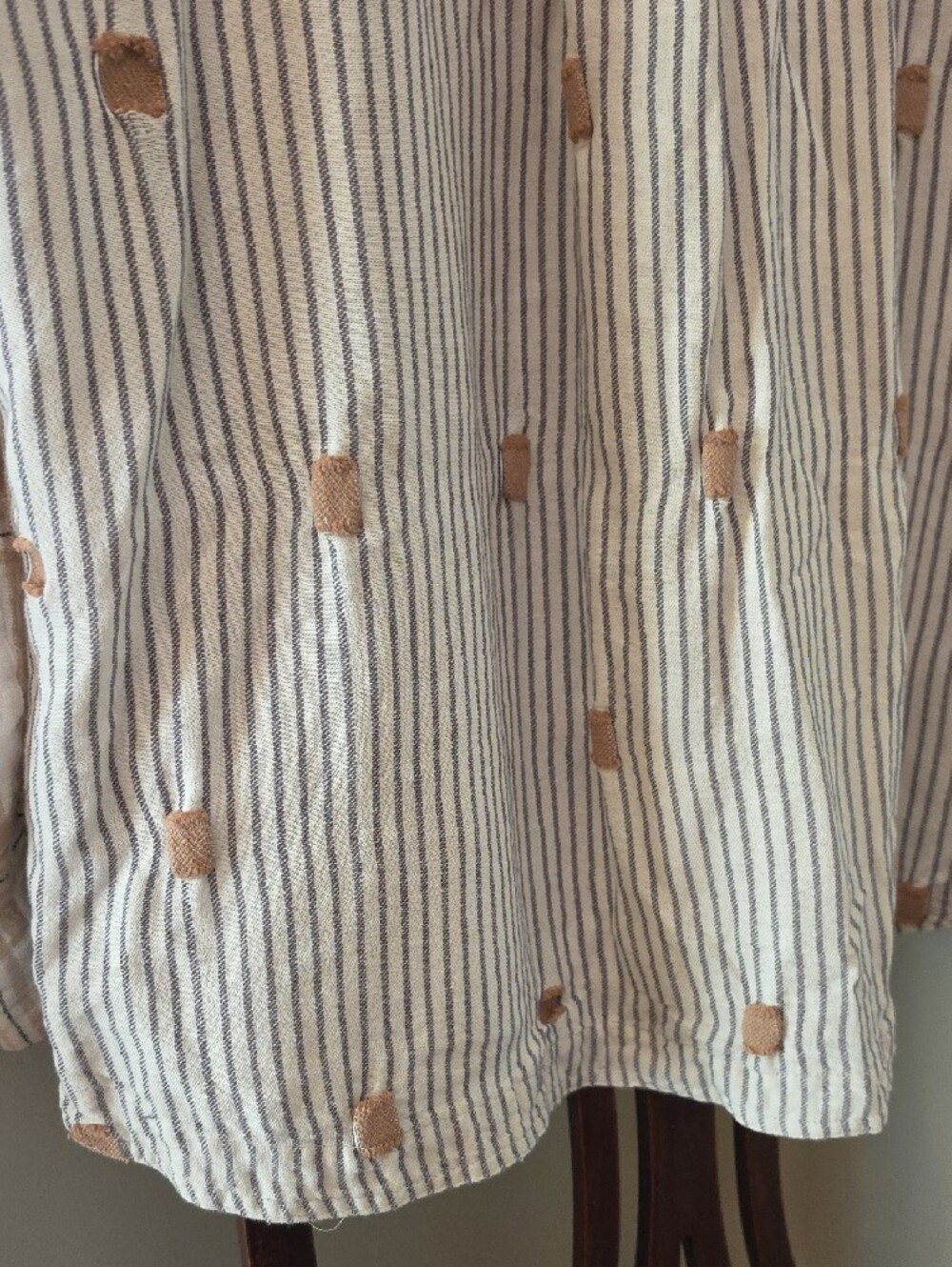 John Mark Cream and Tan Plaid Button-Down Shirt - Picture 9 of 9